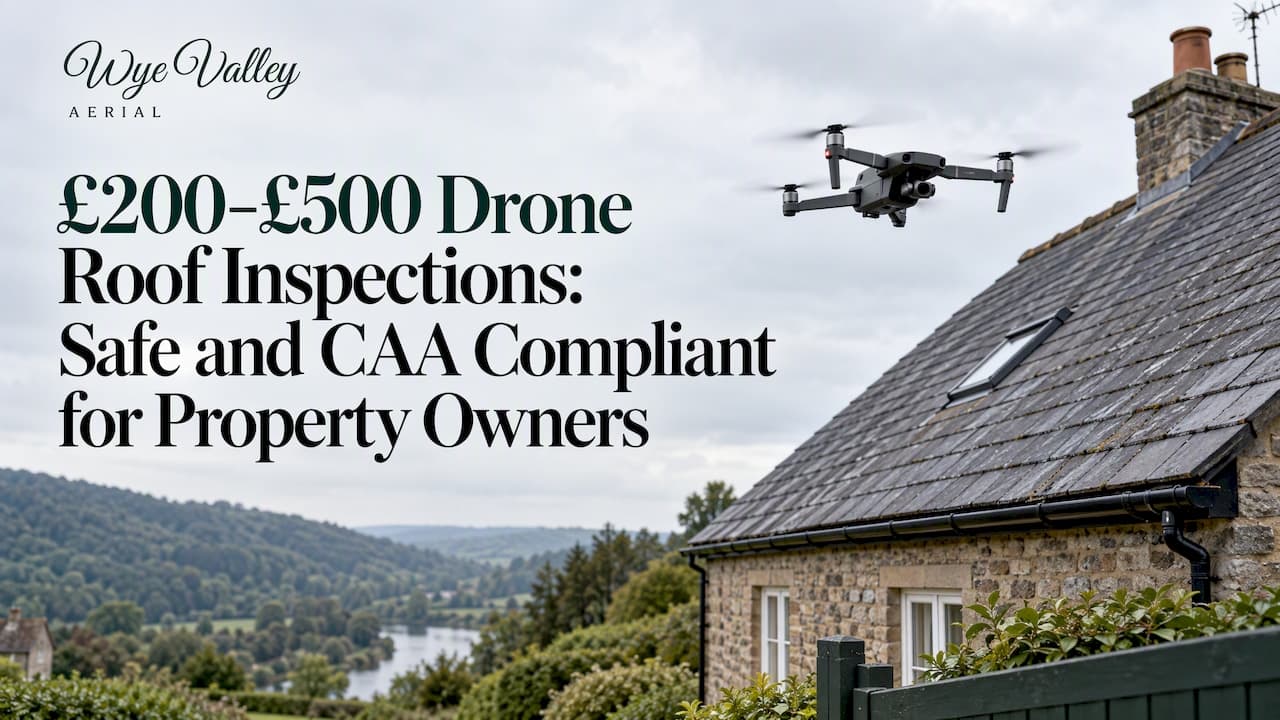 £200–£500 Drone Roof Inspections for Property Owners, Safe and CAA Compliant