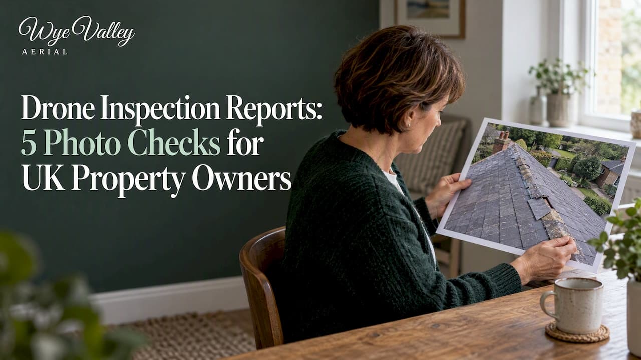 Drone Inspection Reports: 5 Photo Checks for UK Property Owners