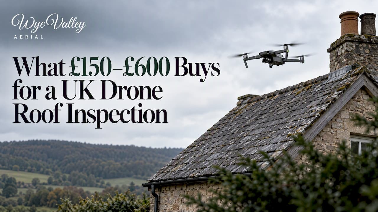 Drone Roof Inspection Cost in the UK: What £150–£600 Buys