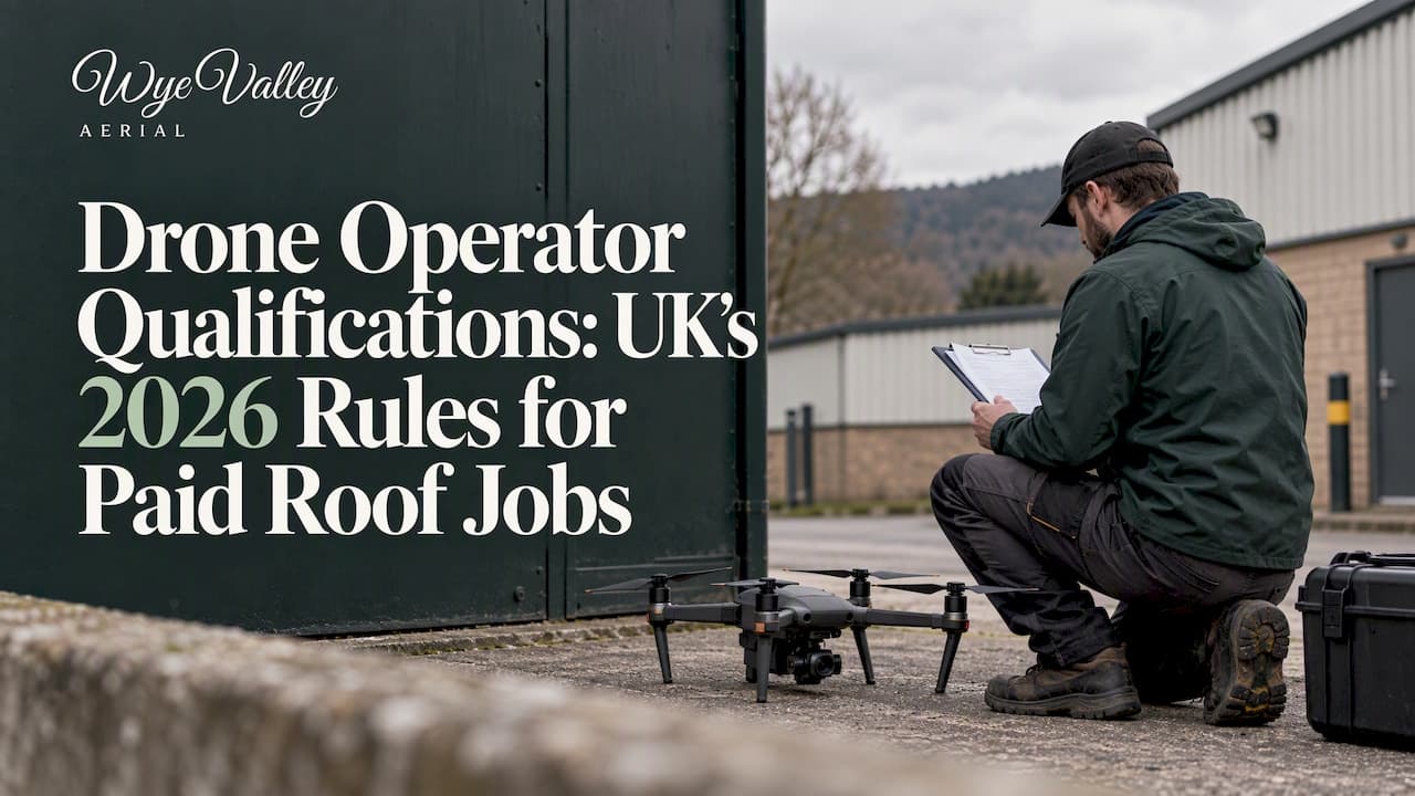 Drone Operator Qualifications: UK’s 2026 Rules for Paid Roof Jobs
