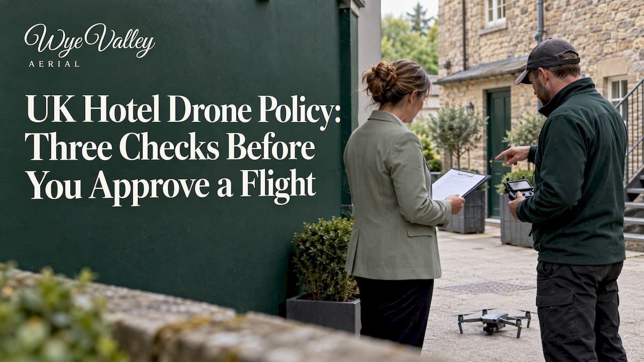 UK Hotel Drone Policy: Three Checks Before You Approve a Flight