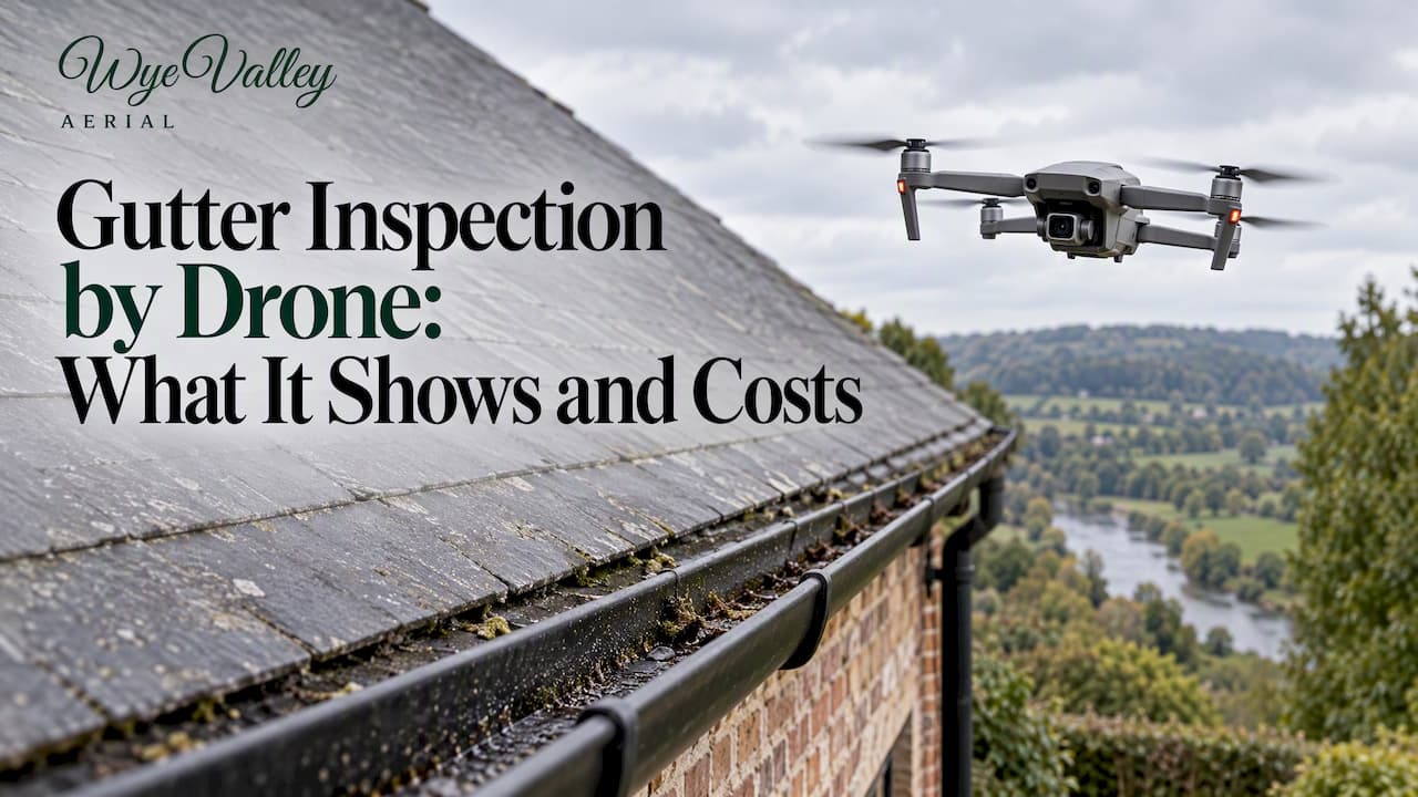 Gutter Inspection by Drone: What It Shows and Costs