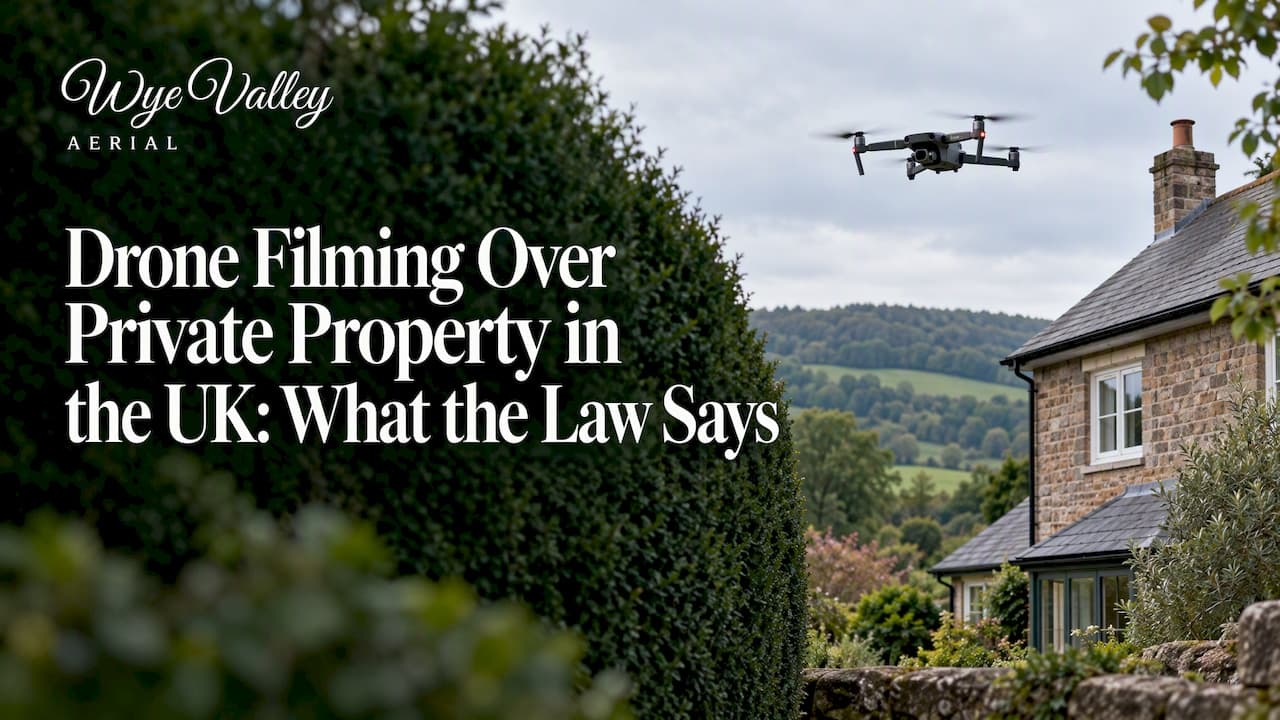Drone Filming Over Private Property in the UK: What the Law Says